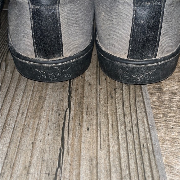 Woobies tactical Mod 1 Gray and Black Unisex Lace-Up Sneakers - Picture 5 of 7